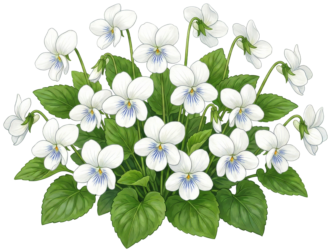 Виола (фиалка) сестринская 